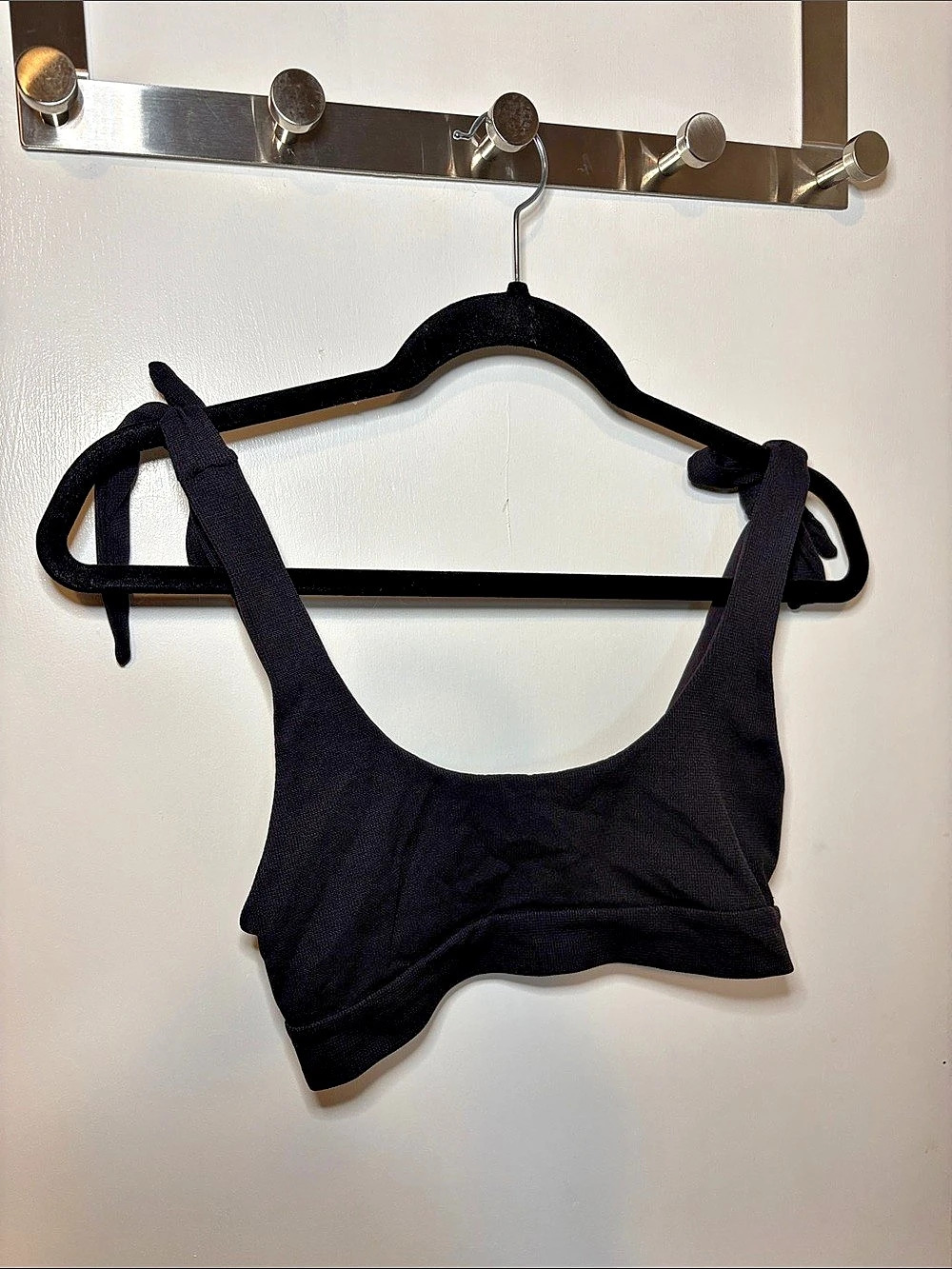 Toluca Black Bikini Top